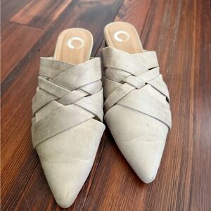 Elegant Beige Women's Mules